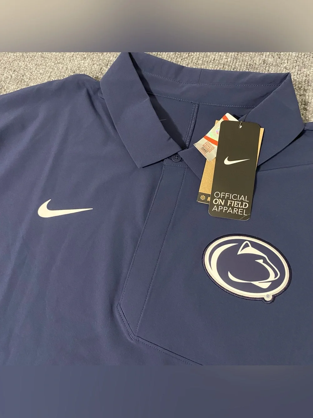 Nike On Field Penn State Nittany Lions Sideline Coach Polo Mens 3XL NWT